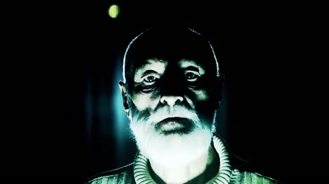 Horror night man Stock-Footage 42388983