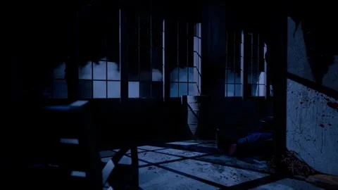 Horror in an old, abandoned factory. Stock Footage 248761254
