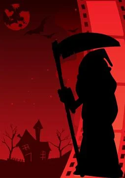Horror poster Stock Illustration