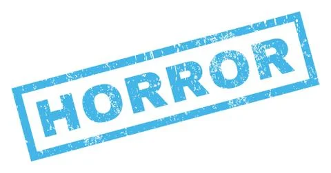 Horror Rubber Stamp Stock Illustration