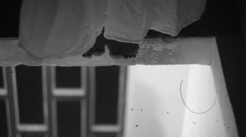 Horror scene in the house Stock Footage 65199407