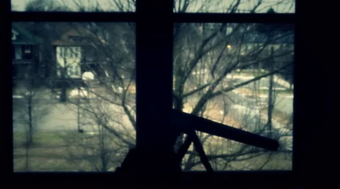 Horror Scene Stock Elements: Urban Decay Stock Footage 55211262