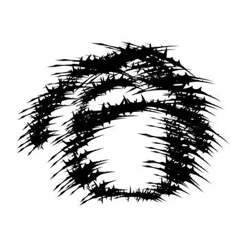 Horror Single Claw Mark Scratch Vector Icon Stock Illustration