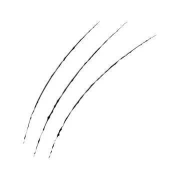 Horror Single Claw Mark Scratch Vector Icon Stock Illustration