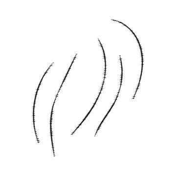 Horror Single Claw Mark Scratch Vector Icon Stock Illustration