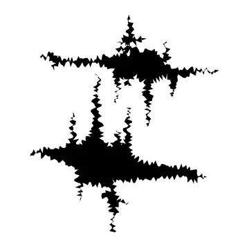 Horror Single Claw Mark Scratch Vector Icon Stock Illustration