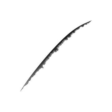 Horror Single Claw Mark Scratch Vector Icon Stock Illustration
