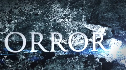 Horror Text Animation 스톡 동영상 66112881