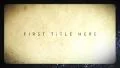 Horror Thriller Titles AE Template