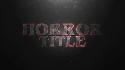 after effects horror movie title templates free download