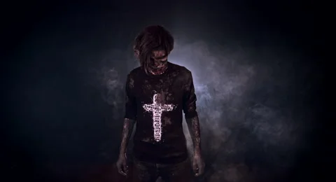 Horror zombie. Stock Footage 66748578
