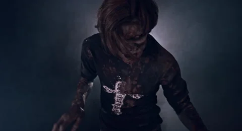 Horror zombie. Stockbeeldmateriaal 66752153