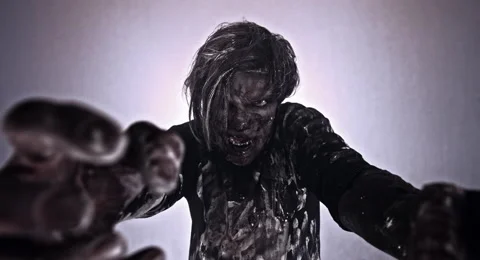 Horror zombie. Stock Footage 66769044