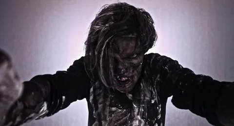 Horror zombie. 库存影片 66769314