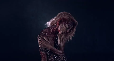 Horror zombie. Stock Footage 66774305