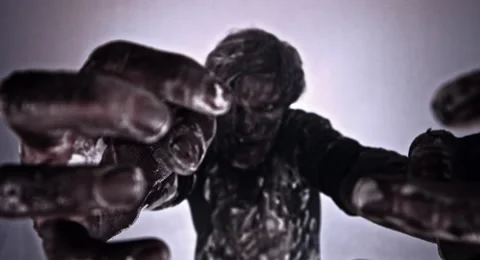 Horror zombie. Vídeo Stock 66776097
