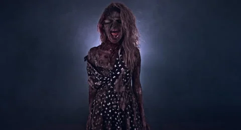 Horror zombie. Stockbeeldmateriaal 66776327