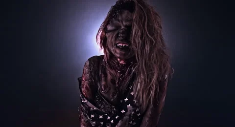 Horror zombie. Stockbeeldmateriaal 66777229