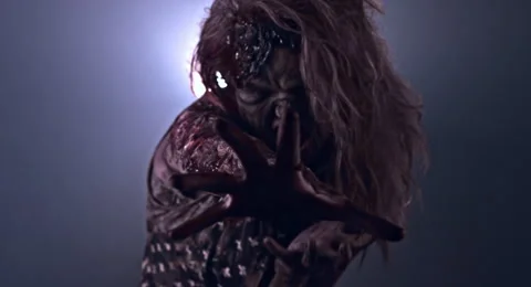 Horror zombie. 库存影片 66777970