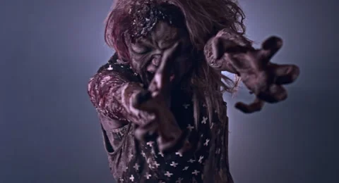 Horror zombie. 库存影片 66778248
