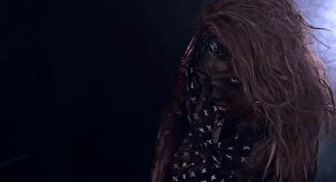 Horror zombie. 库存影片 66783388