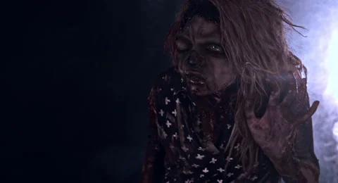 Horror zombie. Vídeo Stock 66783858
