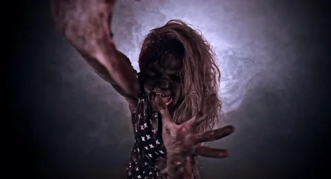 Horror zombie. Vídeos de archivo 66786125