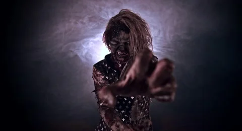 Horror zombie. Video stock 66786498