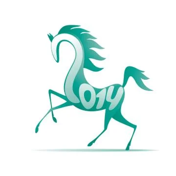 Horse 2014 Иллюстрация