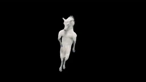 Horse, with Alpha matte. Stockbeeldmateriaal 166189267