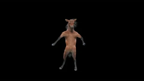 Horse, with Alpha matte. 動画素材 168572603