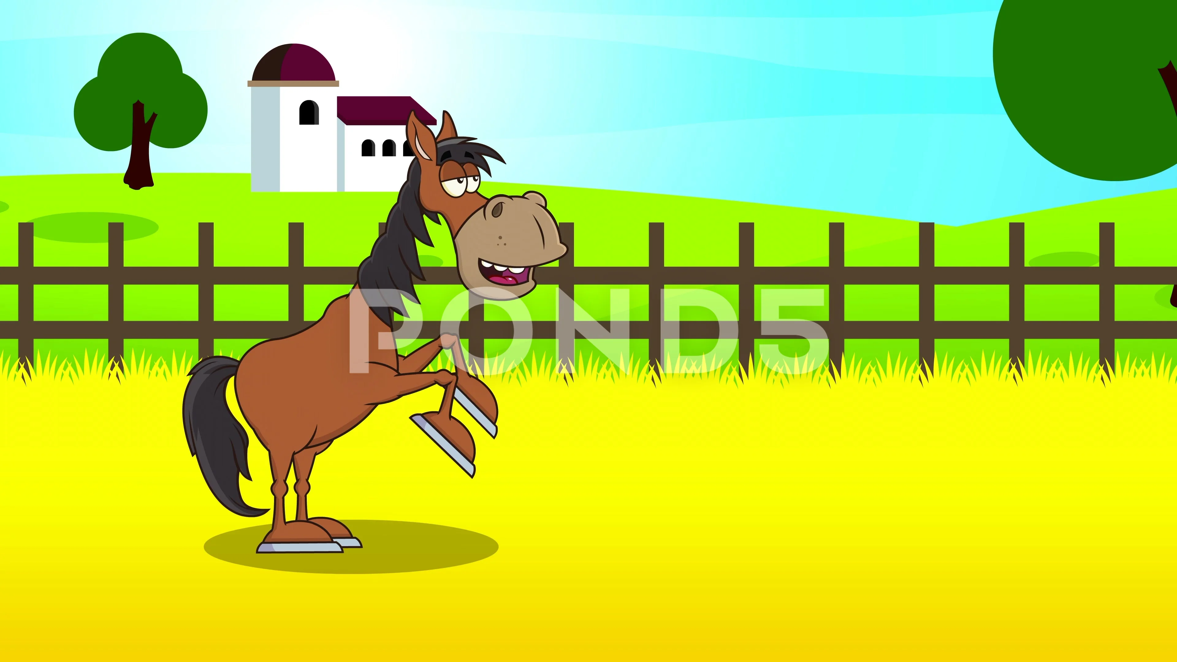 Animated Horse Running Stock Footage ~ Royalty Free Stock Videos | Pond5