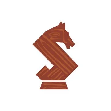 Horse chess piece Stock Illustration