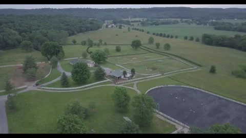 Horse Farm Stock Footage 241604934