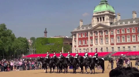 Horse guards 스톡 동영상 42733176