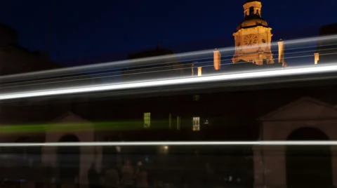 Horse Guards night time lapse. 4K version 스톡 동영상 34302928