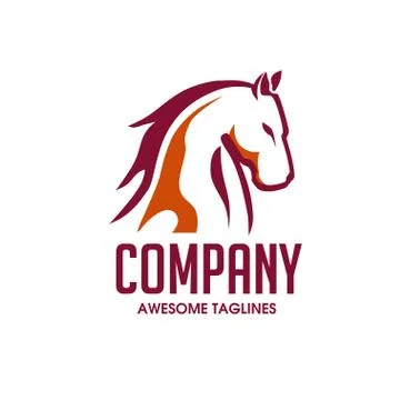 Horse Head Design Vector Image Stock Illustration
