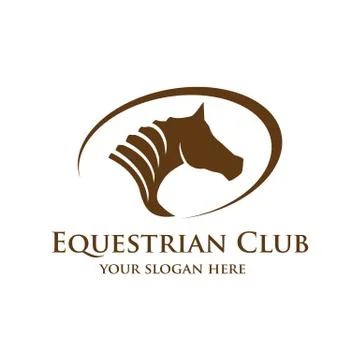 Horse head logo Stock Illustration