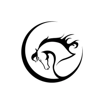 Horse head vector design Stock Illustration