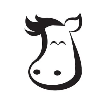 Horse head - Vector icon isolated Stock Illustration