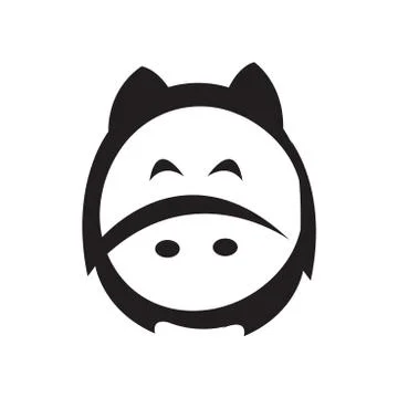 Horse head - Vector icon isolated Stock Illustration
