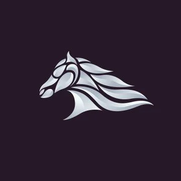 Horse head - vector illustration Stock Illustration