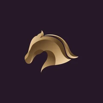 Horse head - vector illustration Stock Illustration