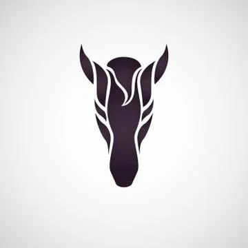 Horse head - vector illustration Stock Illustration