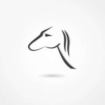 Horse icon Stock Illustration
