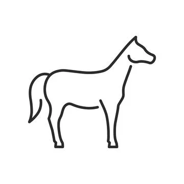 Horse Icon Stock Illustration