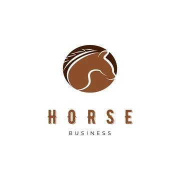 Horse icon vector logo template illustration design Stock Illustration