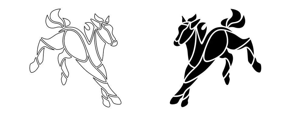 Horse Ilustración de archivo