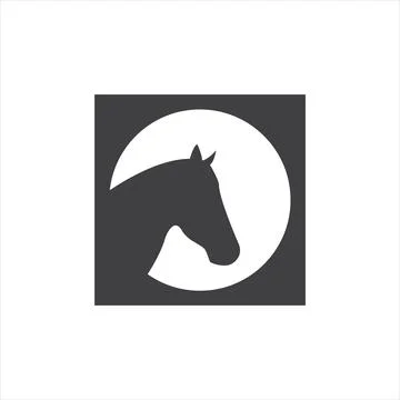 HORSE Letter monogram Initial Logo Design Template Vector Illustration. HOR.. Stock Illustration