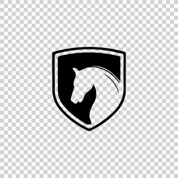 Horse logo icon template vector for business branding and company Stock Illustration